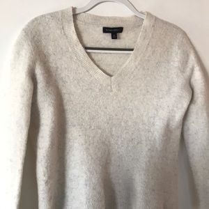 Cream long sleeve sweater